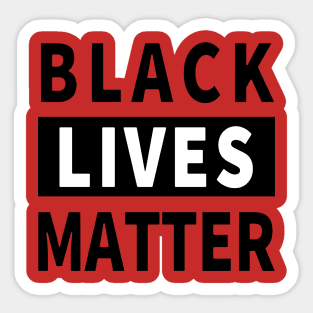 Black Lives Matter Protest Sticker